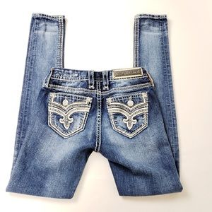 Rock Revival Kira Jeans Mid-rise Skinny Size 26